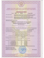 Лицензия на осуществление погрузочно-разгрузочной деятельности с изменениями от 16.06.2020г МР-4 №000154 от 24.05.2012 г.